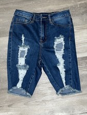 Fashion Nova KHLOE II SHORTS cutoff distressed size 5 NWT