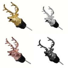 Deer for Head Wine Mouth Wine Guide Pour Wine Bottle Stopper Pourer Bartender To