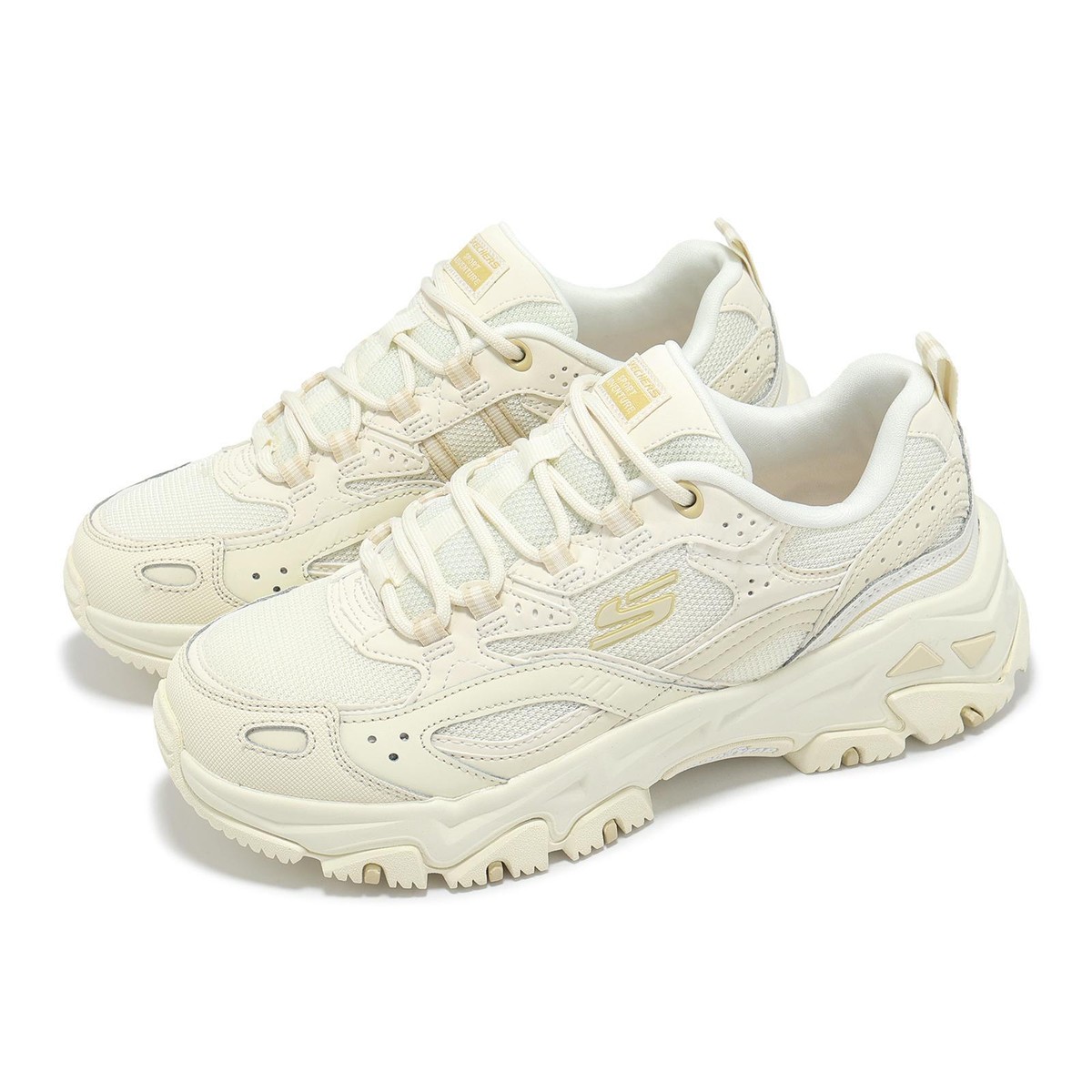 Skechers D Lites Hiker-Echo Lake Off White Women Casual Shoes