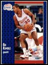 Bo Kimble #91 1991 Fleer Clippers B0122A