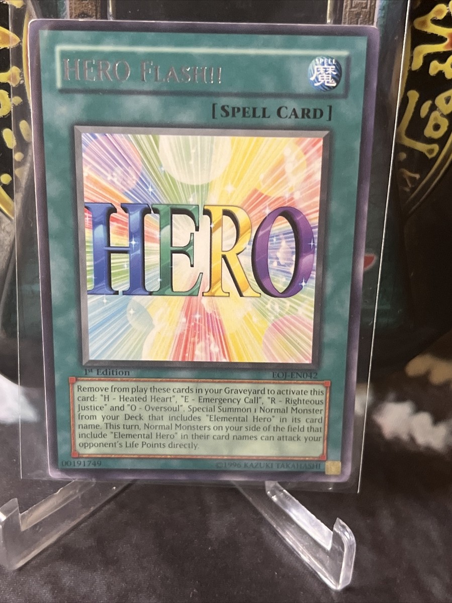 yugioh HERO Flash!! EOJ-EN042 Rare 1st Edition | eBay