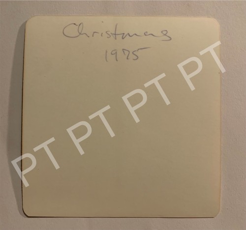 Vtg Photo Matching Older Couple & Dogs By Christmas Tree 1970s Original Snapshot - Picture 3 of 3