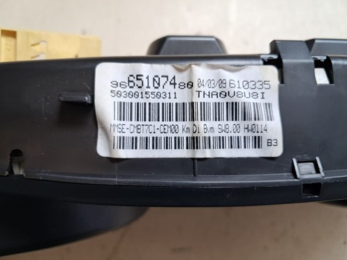 Pannello Controllo Peugeot 308 1.6 HDi OEM 9665107480 Usato Originale - Foto 9 di 9