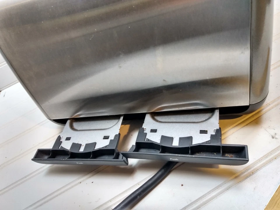 KitchenAid Tostadora Acero Inoxidable Variable 4 Rebanadas Bagel Ranura Ancha KMT 4115 Foto 2 de 4