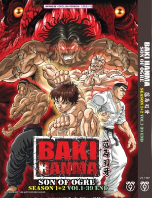 ANIME DVD~BAKI HANMA: SON OF OGRE SEASON 1-2 VOL.1-39 END [ENGLISH DUBBED]