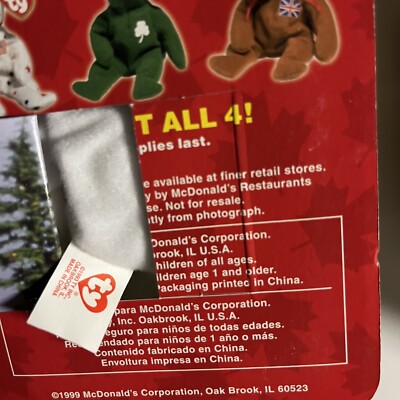 Ty Beanie Baby Maple The Bear 1993 Error And Oak Brook Error Still