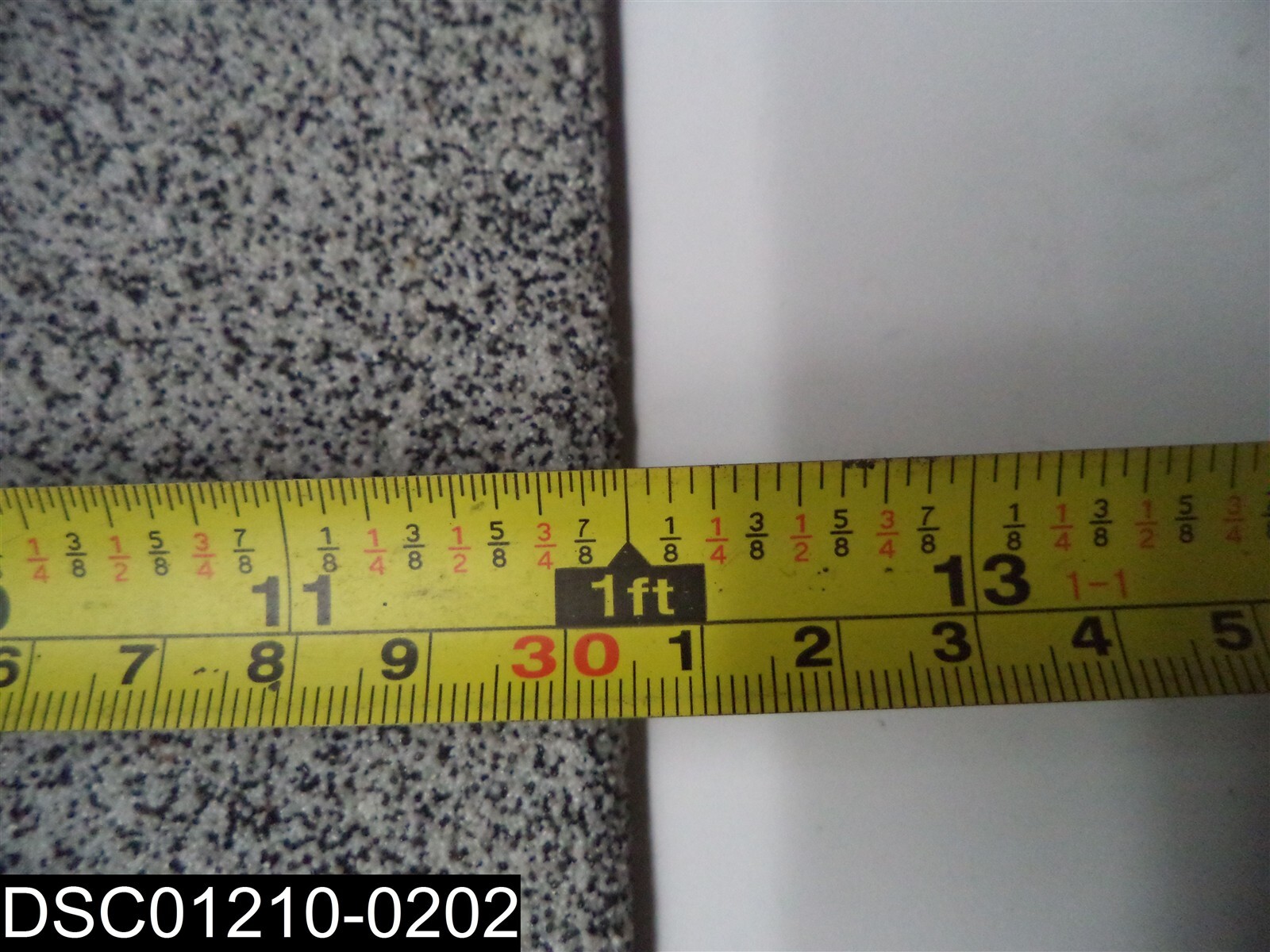 Prairie View Industries 12"x42-1/2" Bighorn Granite Grey Plastic Threshold Ramp