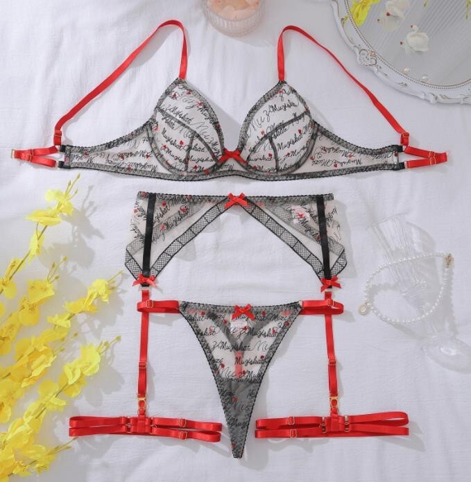 2025 New designer lady nice sleepwear bea set sexy lingerie party indoor home