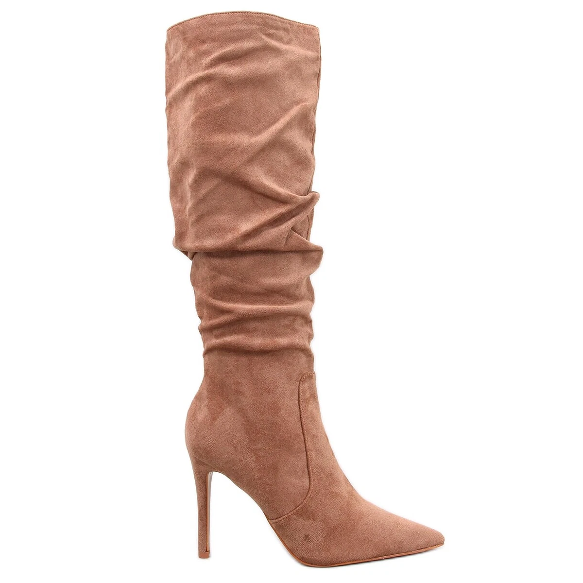 Brown stiletto shop boots