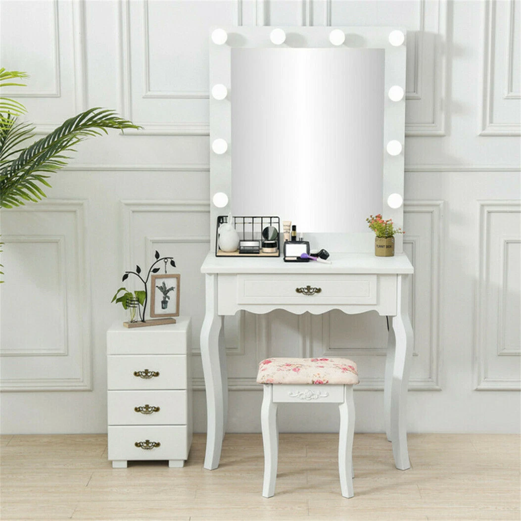 Dresser vanity with mirror deals