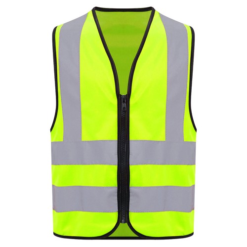 Kids Boys Girls Waistcoat Unisex Top Volunteer High Reflective Safety Vest - Picture 8 of 83