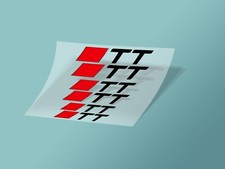 6pcs Audi Tt Caliper Decal Stickers Die-cut Vinyl Decal Sticker 6pcs Audi Tt Caliper Decal Stickers Die-cut Vinyl Decal Sticker