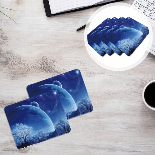 4 Pcs Verriegelung Mauspad Mädchen Doppelseitiges Schreibtisch-Mousepad - Bild 7 von 10