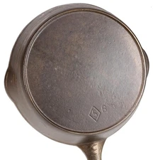 Vintage Chicago Hardware Fdy No 5B Cast Iron Skillet Restored Condition