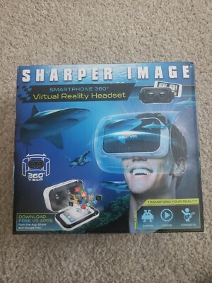 Sharper Image VR Headset 3D 360° Video Box VR Headsets For iPhone Android