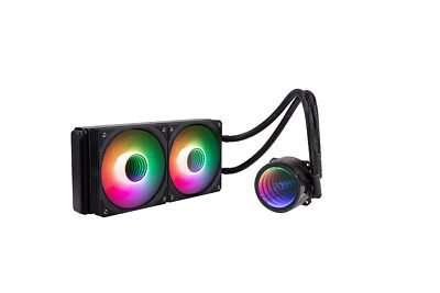 Gelid Solutions Liquid 240 CPU AIO Water Cooler w RGB Fan 1800RPM AM5 & LGA1700