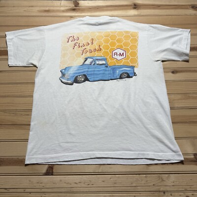 Vintage 1994 R-M The Final Touch Hot Rod Automobile Paint Pickup Shirt Size XL