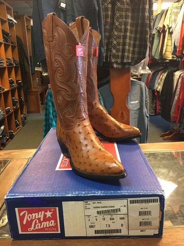 Tony Lama Mens Peanut Brittle FQ 
