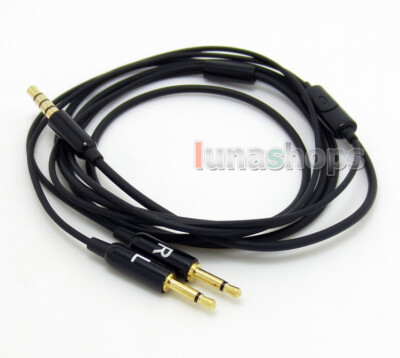 Super Soft OFC Headphone Cable With Mic for BAUER B&W Bowers & Wilkins P3