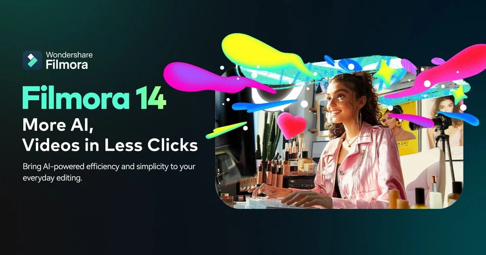 New : Wondershare Filmora 14 Video Editor for Windows Lifetime DVD - Image 2 of 4