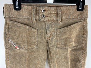 Diesel Corderoy Pantalones Vaqueros para mujer 24 X 31\