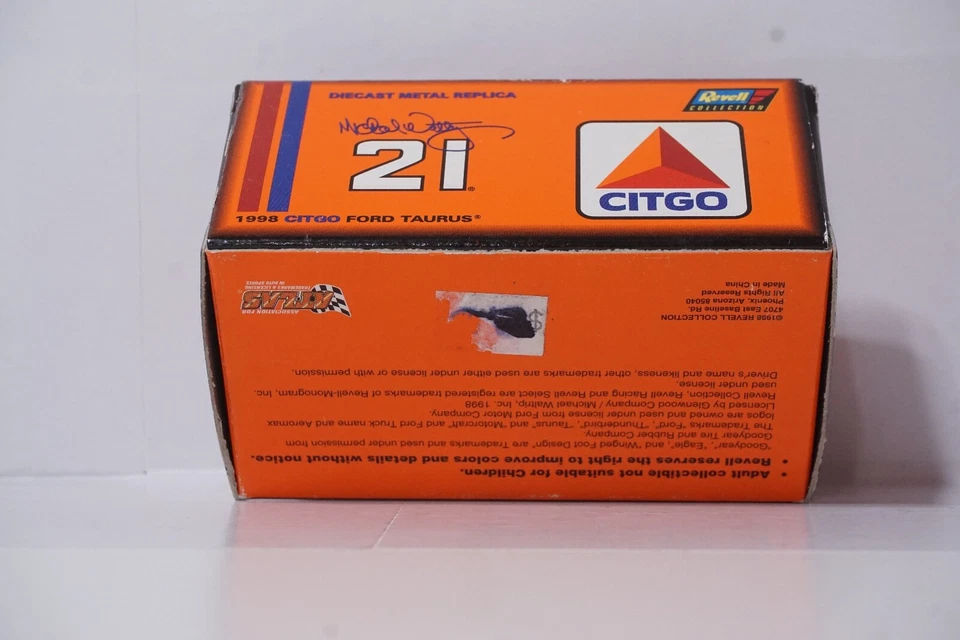 Michael Waltrip #21 CITGO Ford Taurus Diecast 1:64 Colección Revell 1998 Nuevo Foto 4 de 4