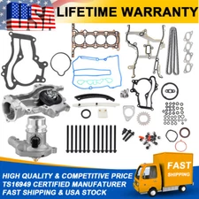 Timing Chain Kit Water Pump Thermostat Head Gasket Set For Buick Chevrolet 1.4T