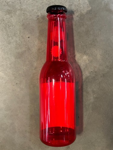 BANCO DE BOTELLA DE COQUE ROJO GRANDE 21" THE OHIO STATE BRUTUS CONTOUR - TOTALMENTE NUEVO - Imagen 3 de 4