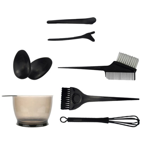 8 Pcs Hair Color Kit Applicator Brush Mixing Bowls Colour Dying Accessories - Picture 8 of 12