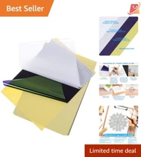 Professional Tattoo Transfer Paper - 35 A4 Stencil Sheets for Easy Application