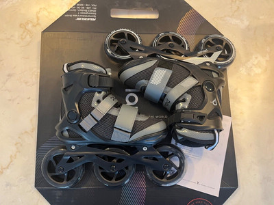 PowerSlide PlayLife GT 110 Inline Skates / Rollerblades, Black/Grey (880350)