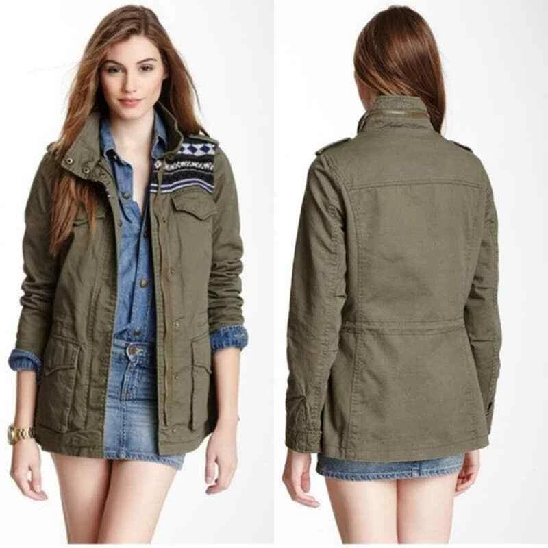 Bcbg army green clearance jacket