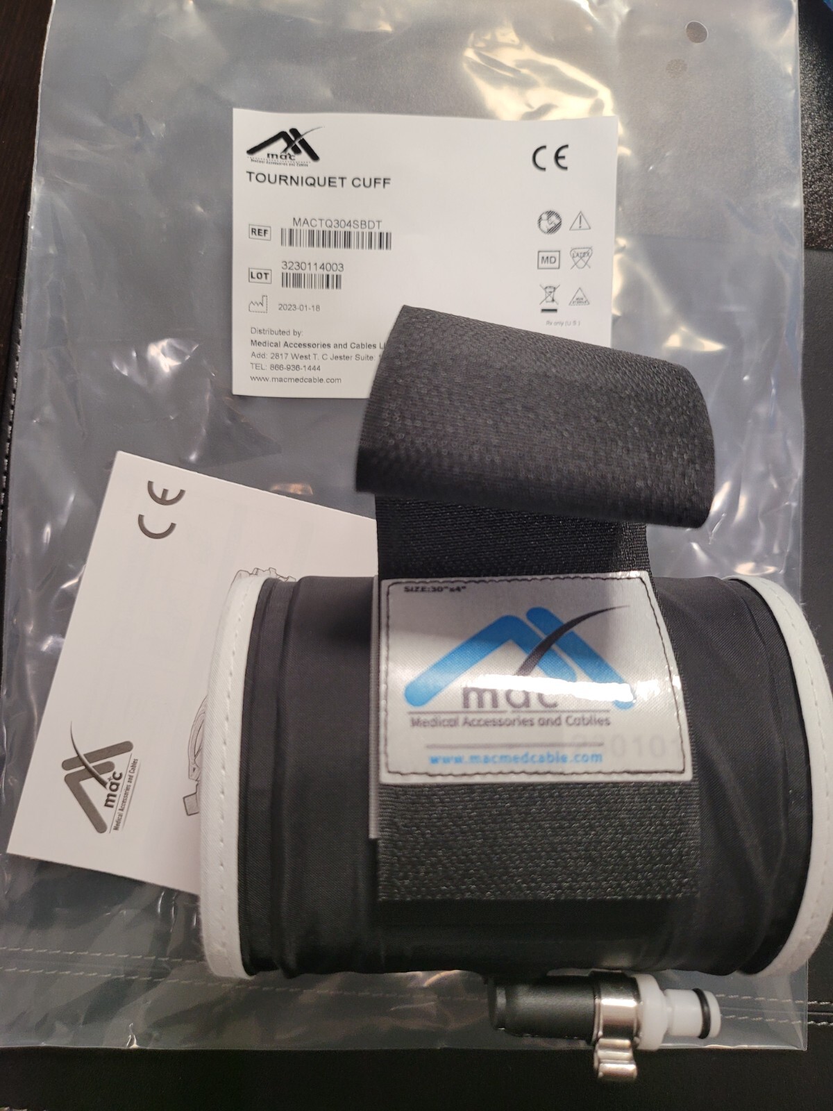 NEW Zimmer TOURNIQUET CUFFS 30"X4" DUALPORT, SINGLE BLADDER eBay