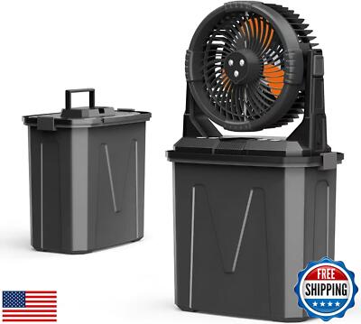 CINGALOOK Portable Misting Fan with 9L Tank and 20,000mAh Battery 3-Speed  O