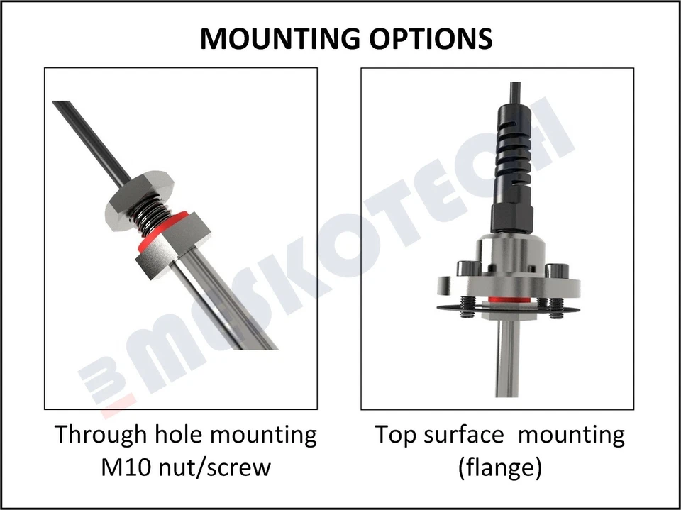 Fuel diesel oil float switch liquid level sensor SS Buna NO/NC 2"-32" M10/flange - Image 2 of 4