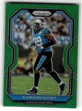 Kawann Short 2020 Panini Prizm #239 Carolina Panthers Prizm Green
