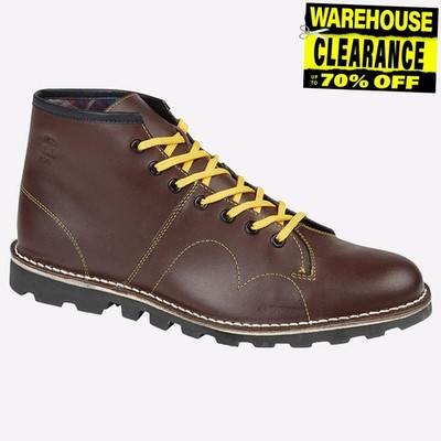 Grafters Holbourne Heritage Mens Casual Fashion Classic Ankle Lace Boots