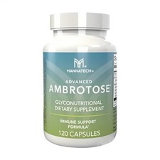 Mannatech Advanced Ambrotose Capsules 120 Count Dietary Supplement