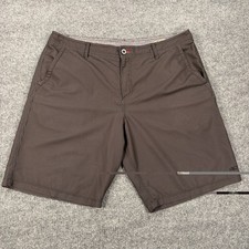 O'Neill Hybrid Striped Boardshort Men 40 Hyperdry Stretch Black Brown Surf Skate