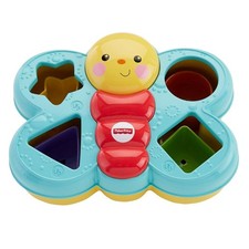 Image of Fisher-Price Butterfly Shape Sorter, Baby Shape Sorter Toy with Different Shape