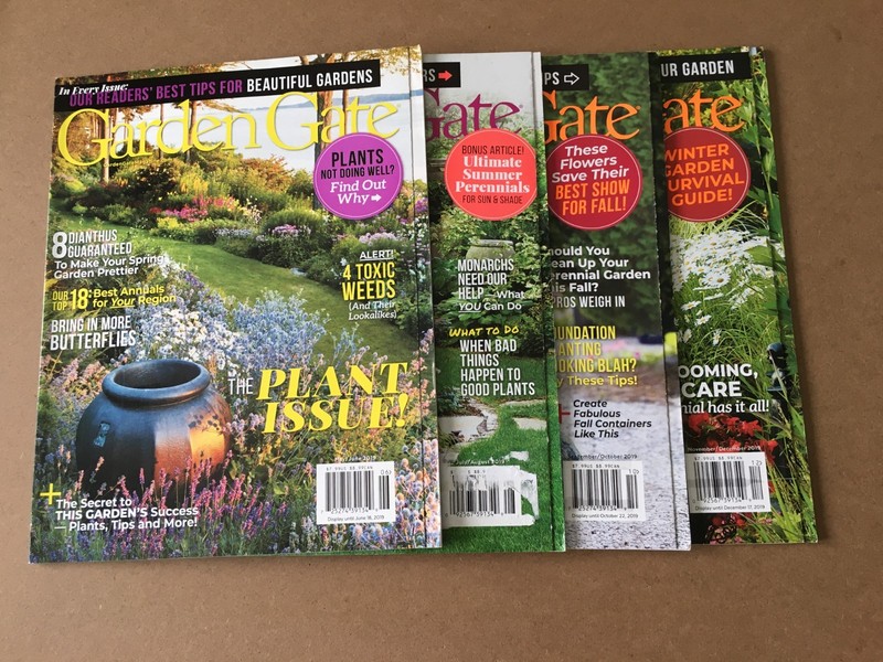 Garden Gate Magazines - 2019 (four issues), 2020 (6 issues - full year)