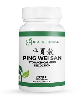 HH2079C Ping Wei San & Stomach-Calming Decoction 100 Capsules 2 Bottles