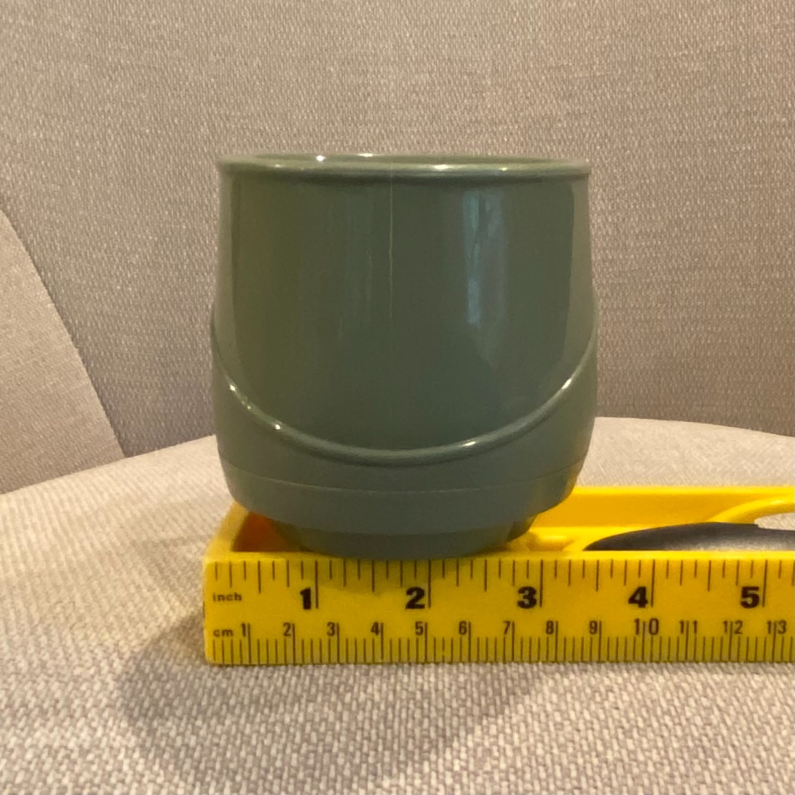 Aladdin Allure Temp Rite Plastic Mugs Lot Of 3 Cups Camping Hiking RV Sage Green