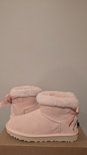 Ugg Australia Womens Mini Bailey Mixed Bow Boot Size 8 NIB