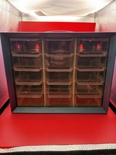 15 Drawer AKRO-MILS Metal Hardware Cabinet Organizer Storage Made in USA,VINTAGE