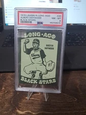 1978 LAUGHLIN LONG AGO BLACK STARS BLACK STARS #20 ALBERT HAYWOOD PSA 8