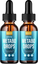 (2 Pack) Metabo Drops Liquid Drops – Natural Blend Healthy Organic Support