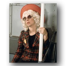 Barbra Streisand Photo 8x10 For Pete's Sake 1974 Subway Blonde Wig Sunglasses