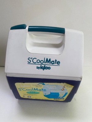 Vintage S'CoolMate by  IGLOO Purple, Green, & White Cooler/lunchbox