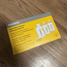 Medela Breast Milk Bottle Set, 6 Bottles, Dishwasher  Microwave Safe